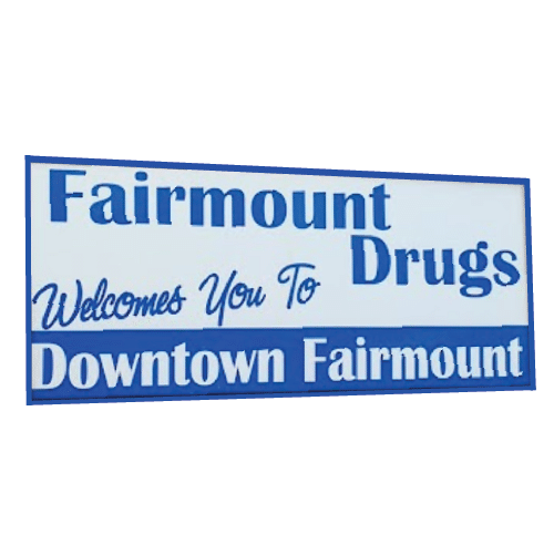 image of Fairmount Drugs sign