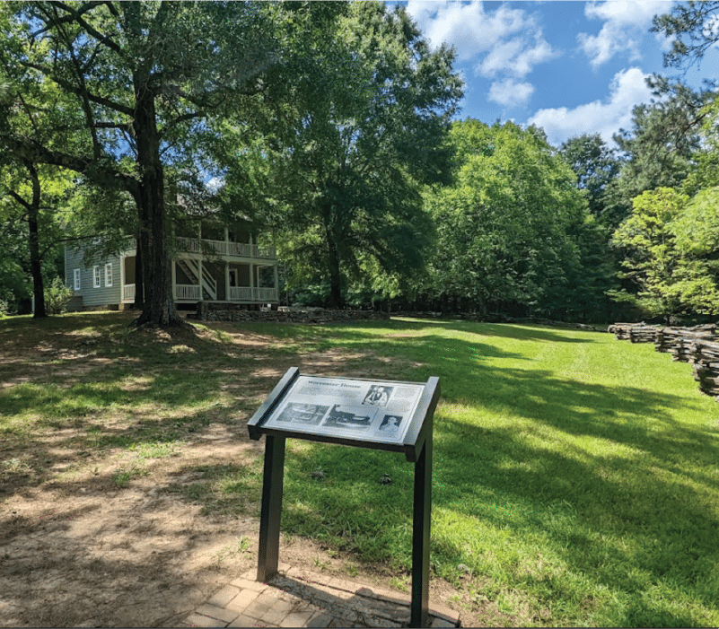 image of historic nature trail in calhoun ga